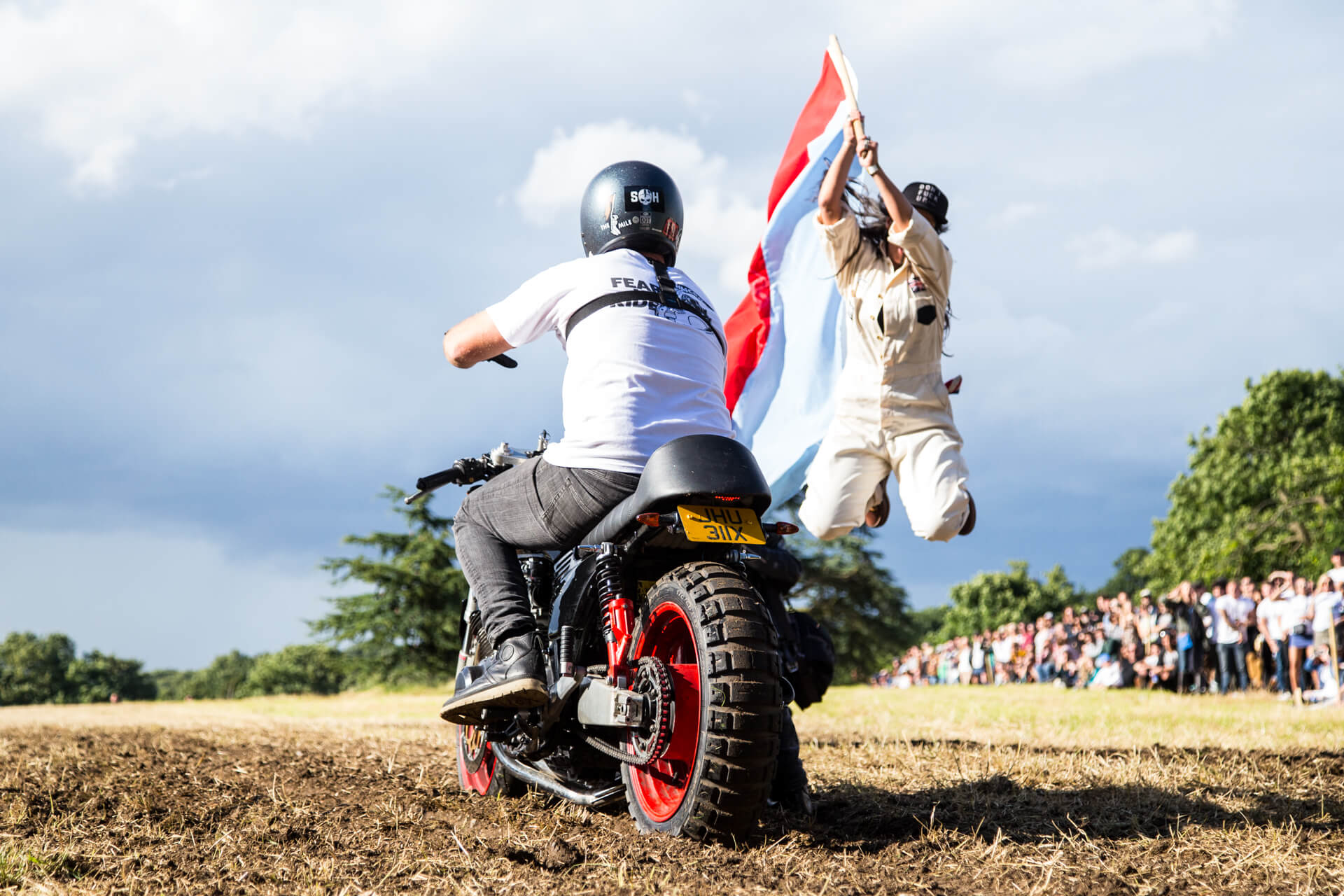 Malle Mile, The Mile, Event, Motorcycle, Summer, WeAreShuffle, Agency, Film, Photography, Film, Production, Malle London, Triumph, Deus, Flag, Steward, Biker